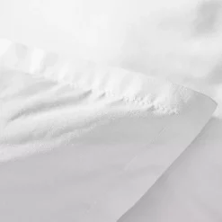 Copripiumino percalle di cotone (200 x 200 cm) Cali Bianco
