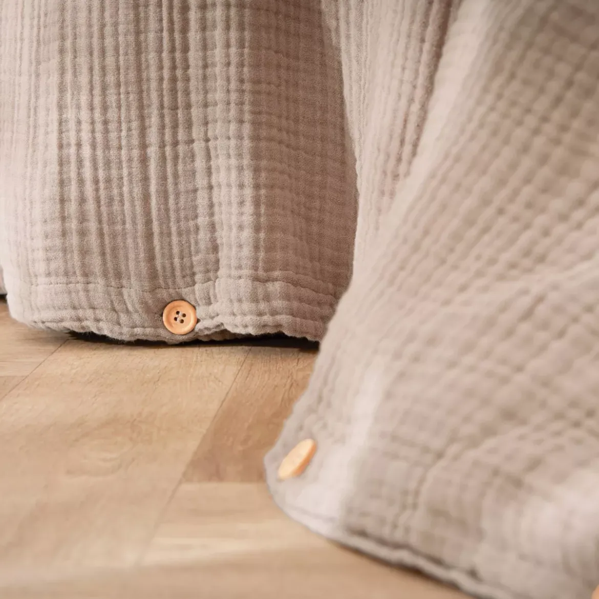 Copripiumino quadrupla garza di cotone (260 x 240 cm) Victoria x Gaïa Corda