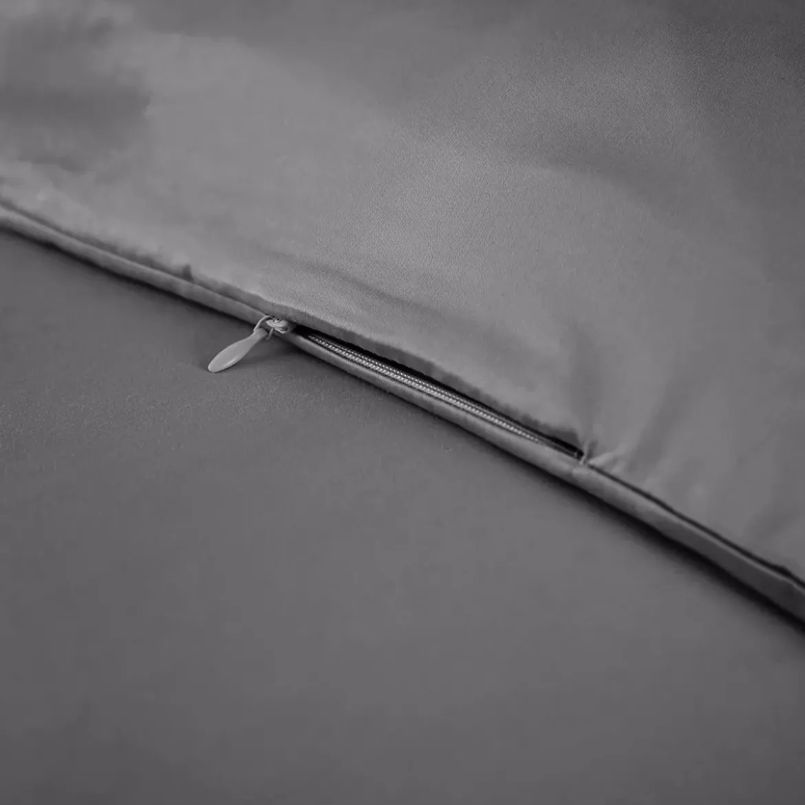 Copripiumino raso di bambù (280 x 240 cm) Sienna Grigio granito