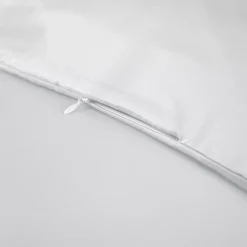 Copripiumino raso di bambù (140 x 200 cm) Sienna Bianco