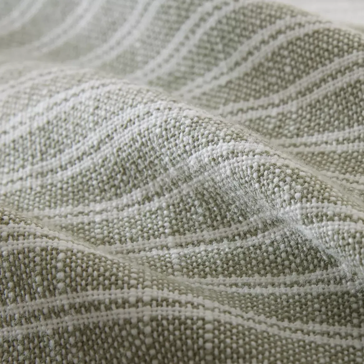Copripiumino reversibile in cotone testurizzato e percale (240 x 220 cm) Alice Verde