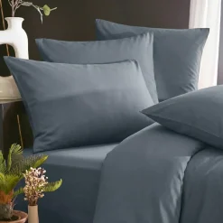 Copripiumino Tencel™ lyocell lavato (280 x 240 cm) Olivia Blue stone