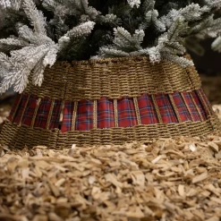 Coprivaso di albero di Natale (D70 cm) Tartan scozzese