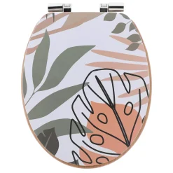Copriwater in legno Bengali Multicolore 18 pollici