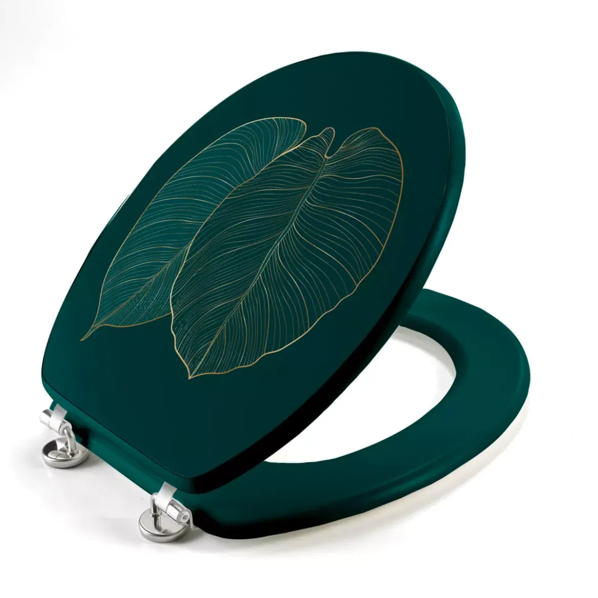 Copriwater in legno (37 x 46 cm) Jade Verde