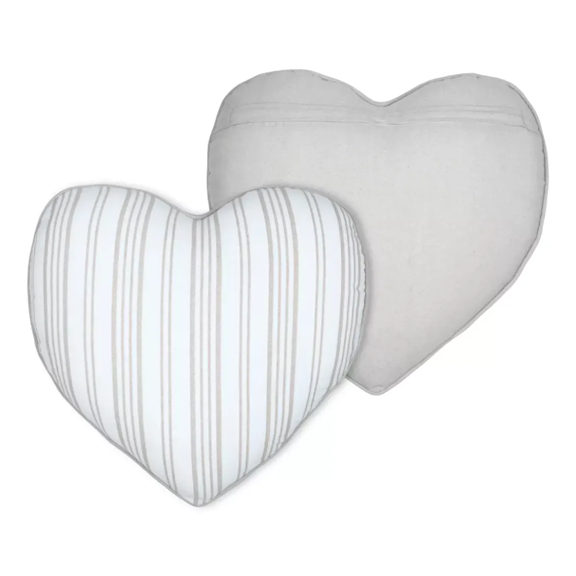 Cuscino cuore in cotone (45 x 45 cm) Joséphine Ecru