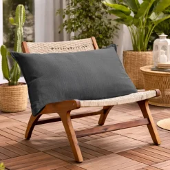 Cuscino da esterno rettangolare (50 x 80 cm) Sunset Grigio antracite