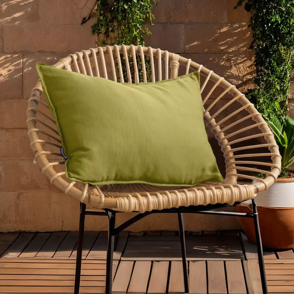 Cuscino da esterno rettangolare (40 x 60 cm) Sunset Verde oliva