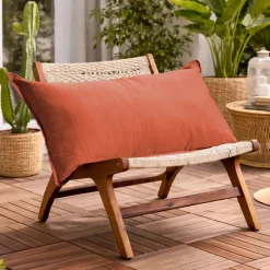 Cuscino da esterno rettangolare (50 x 80 cm) Sunset Terracotta
