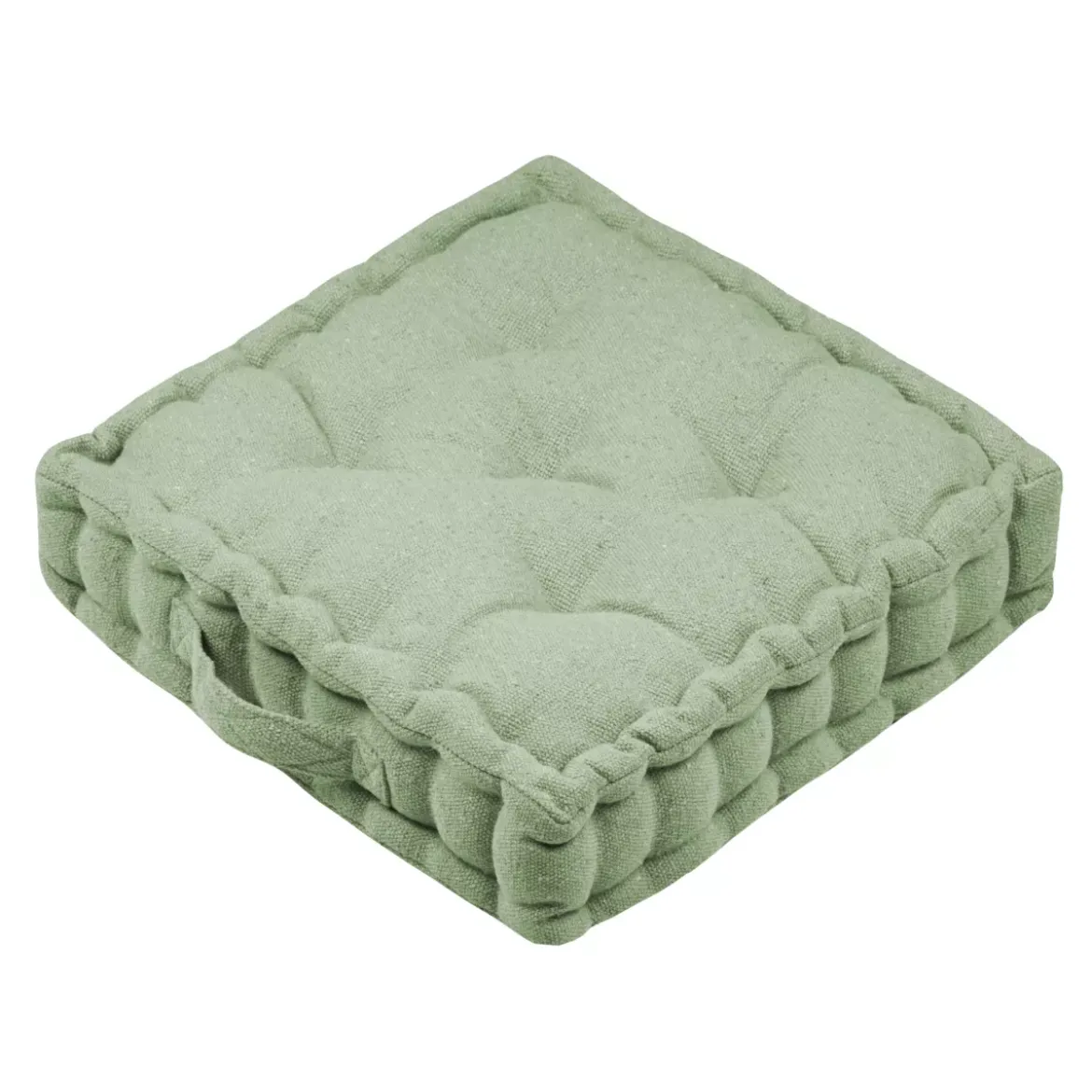 Cuscino da pavimento (50 x 50 cm) Monaco Verde salvia
