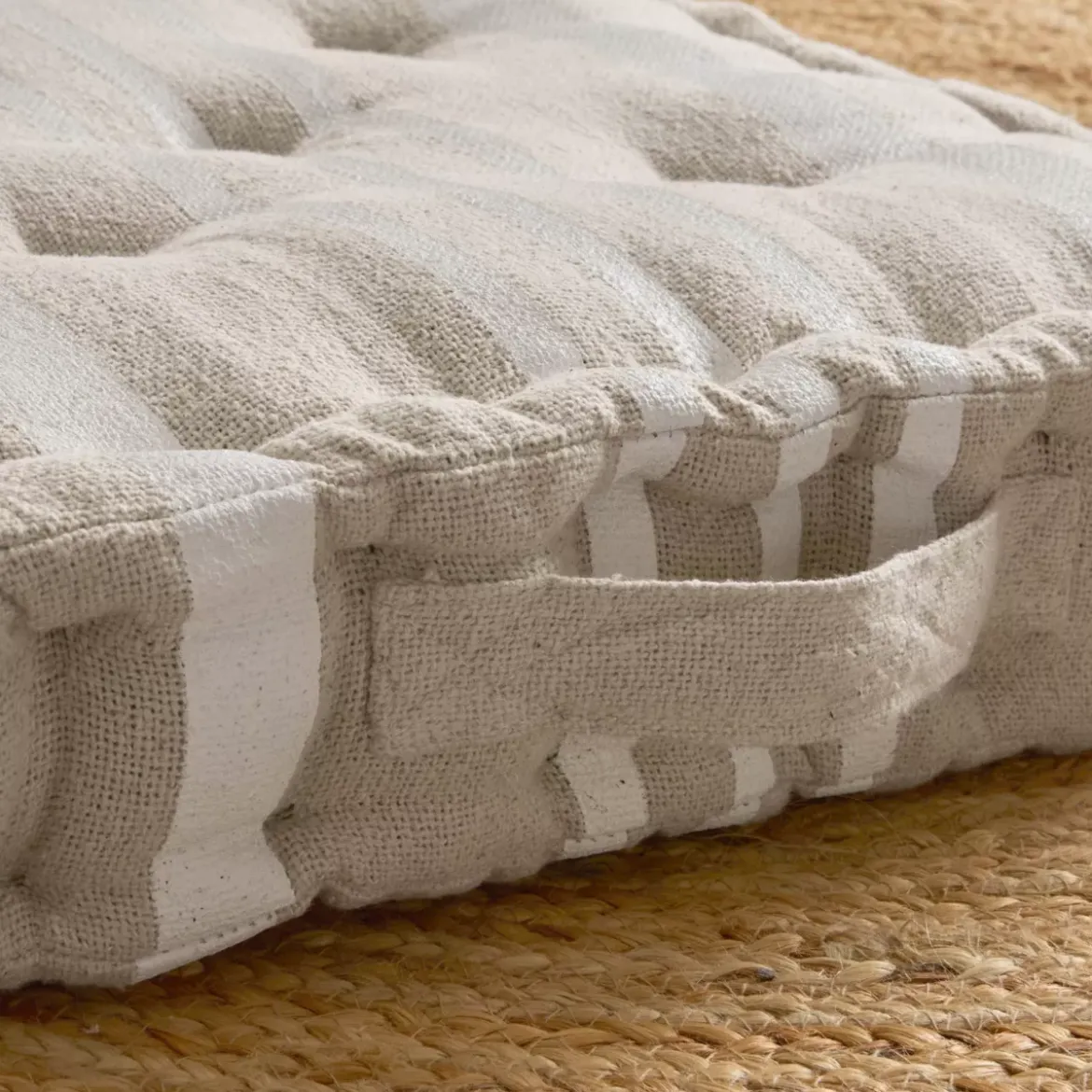 Cuscino da pavimento (45 x H10 cm) Manduel Bianco