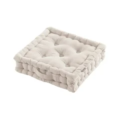 Cuscino da pavimento (40 x H10 cm) Pixel Beige-grigio