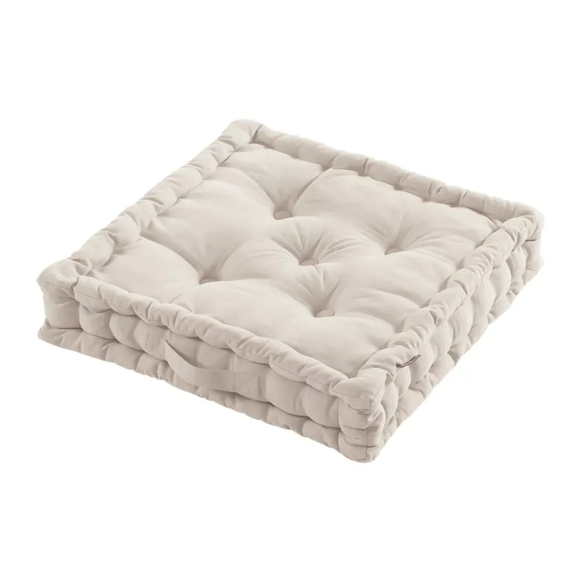 Cuscino da pavimento (50 x H10 cm) Pixel Beige-grigio