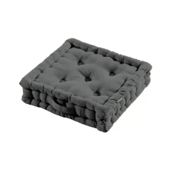 Cuscino da pavimento (40 x H10 cm) Pixel Grigio antracite