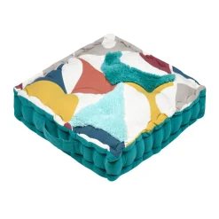 Cuscino da pavimento in cotone (45 x 45 cm) Blokken Multicolore