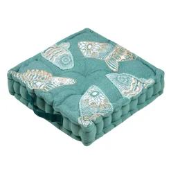 Cuscino da pavimento in cotone (45 x 45 cm) Barbados Verde celadon