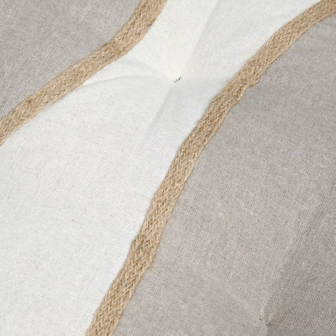 Cuscino da pavimento in cotone (45 x 45 cm) Blokken Grigio