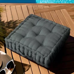 Cuscino da pavimento per esterni (50 x 50 cm) Sunset Grigio antracite