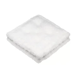 Cuscino da pavimento quadrato bouclé (45 x 45 cm) Grignon Ecru