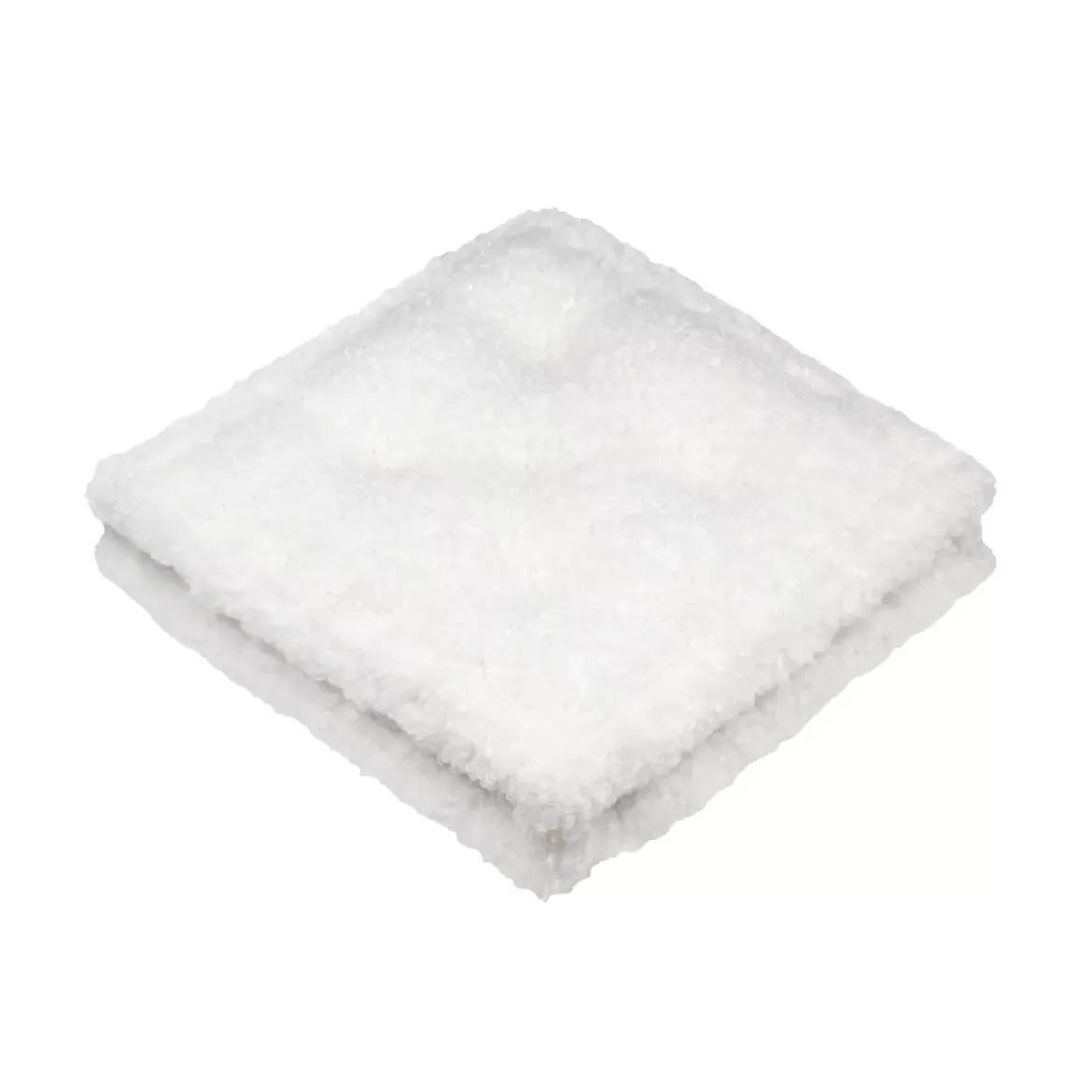 Cuscino da pavimento quadrato bouclé (45 x 45 cm) Grignon Ecru