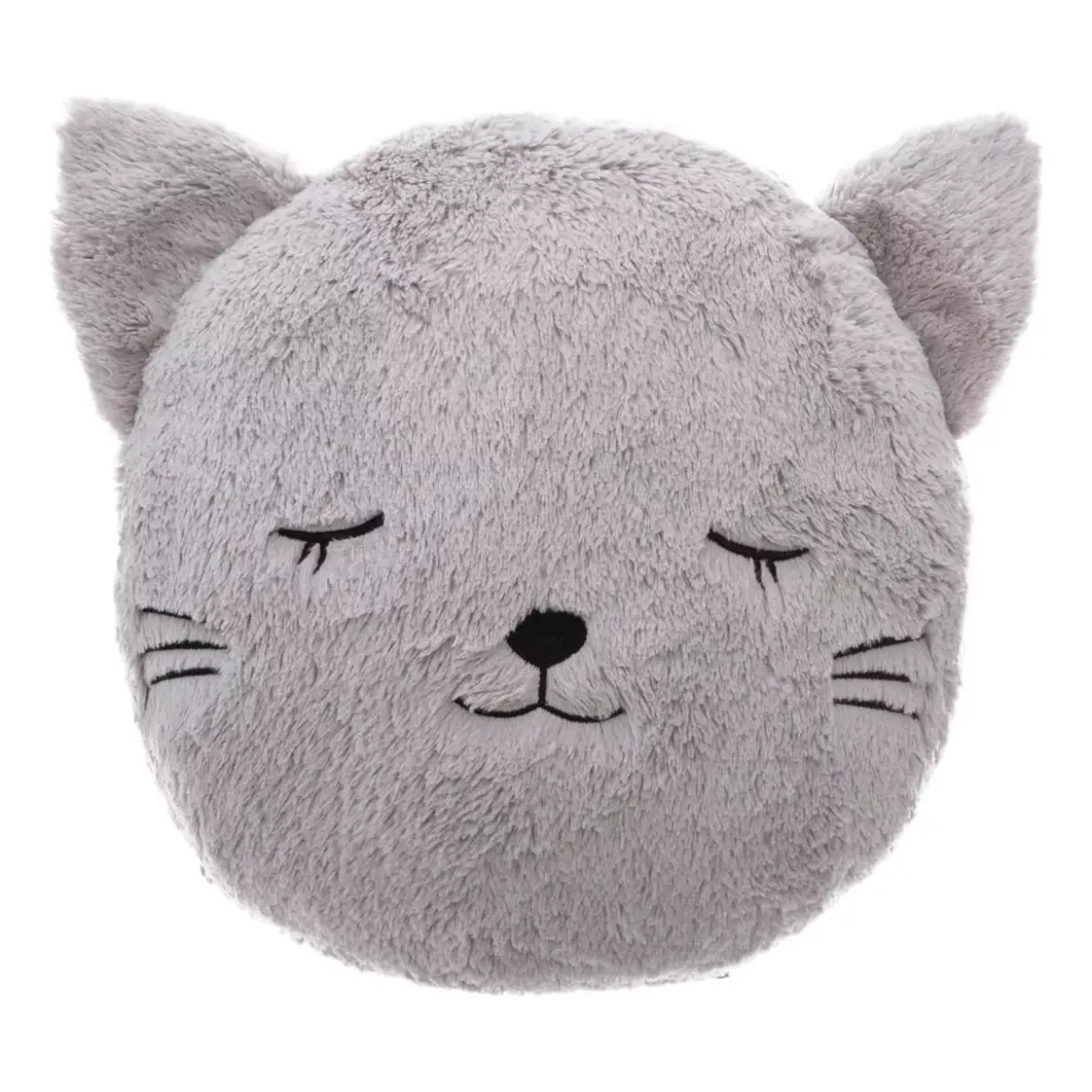 Cuscino ecopelliccia bambino Gatto Grigio