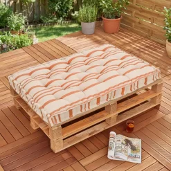 Cuscino per pallet da esterno rettangolare (120 x 80 cm) Nautira Arancione