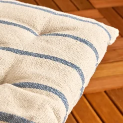 Cuscino per sedia da esterno tela di cotone (40 x 40 cm) Ocealys Blu marino