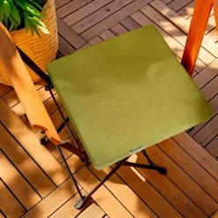 Cuscino per sedia da esterno quadrato (40 x 40 cm) Sunset Verde oliva