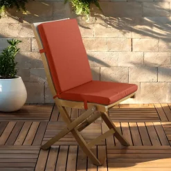 Cuscino per sedia da esterno con schienale (90 x 40 cm) Sunset Terracotta
