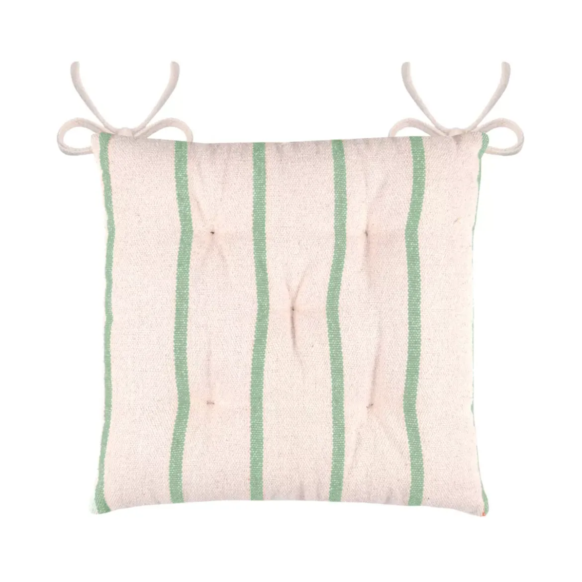 Cuscino per sedia da esterno in tela di cotone (40 x 40 cm) Ocealys Verde