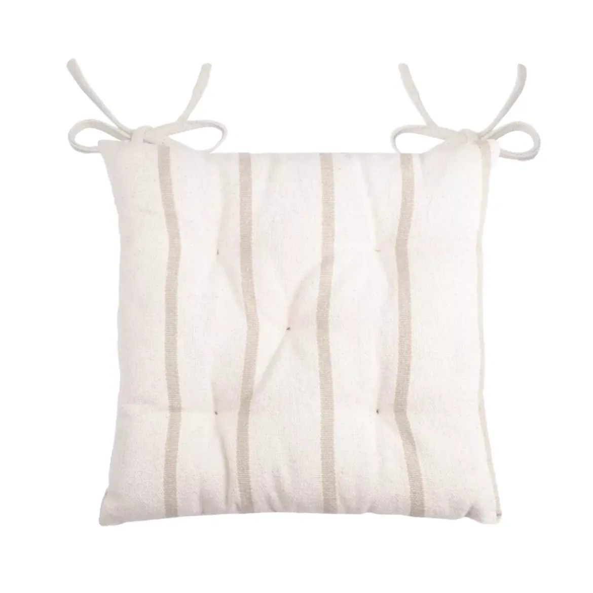 Cuscino per sedia da esterno tela di cotone (40 x 40 cm) Ocealys Beige