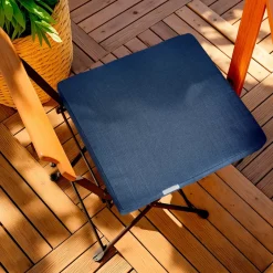 Cuscino per sedia da esterno quadrato (40 x 40 cm) Sunset Blu notte