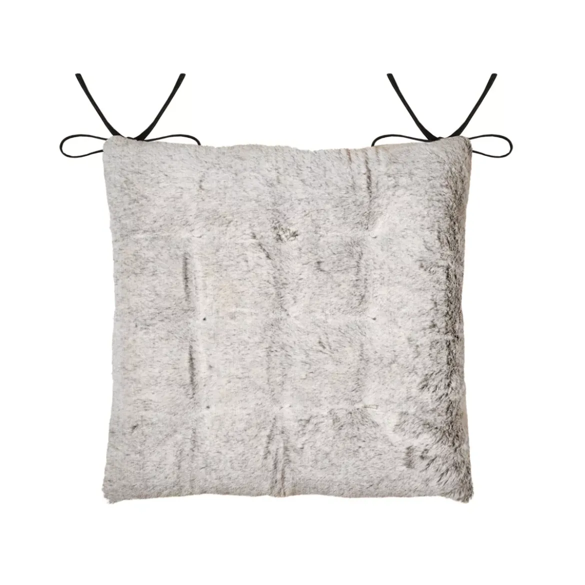 Cuscino per sedia quadrato in pelliccia sintetica (40 x 40 cm) Asgard Tortora