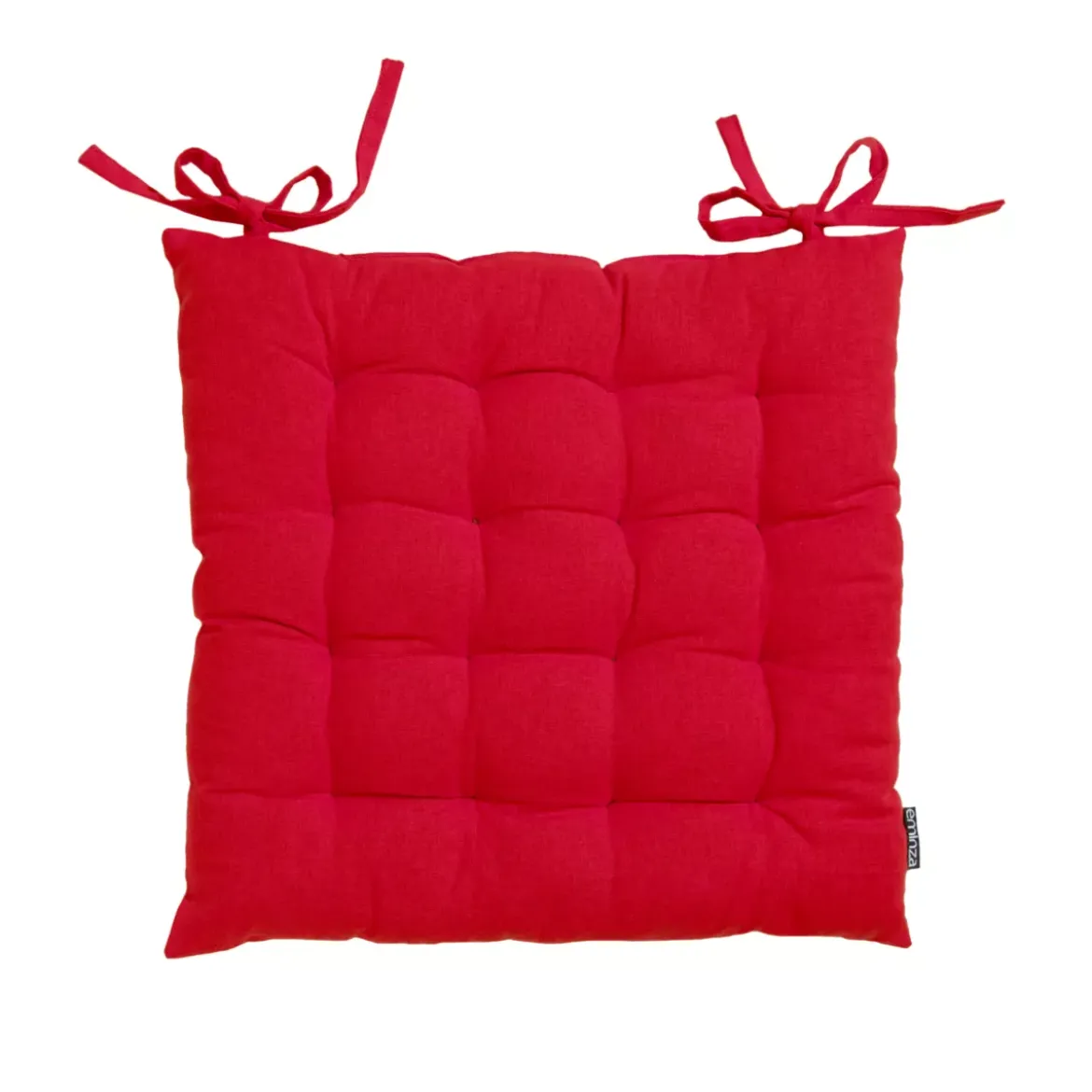 Cuscino per sedia quadrato in cotone (40 x 40 cm) Pixel Rosso