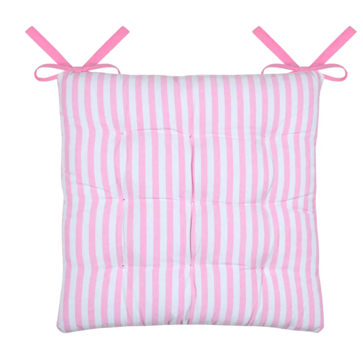 Cuscino per sedia quadrato in cotone (40 x 40 cm) Bardot Rosa
