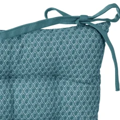 Cuscino per sedia quadrato (38 x 38 cm) Otto Blu ottanio