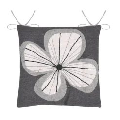 Cuscino per sedia quadrato in cotone (38 x 38 cm) Tilda Tortora