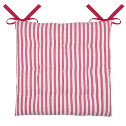 Cuscino per sedia quadrato in cotone (40 x 40 cm) Bardot Rosso