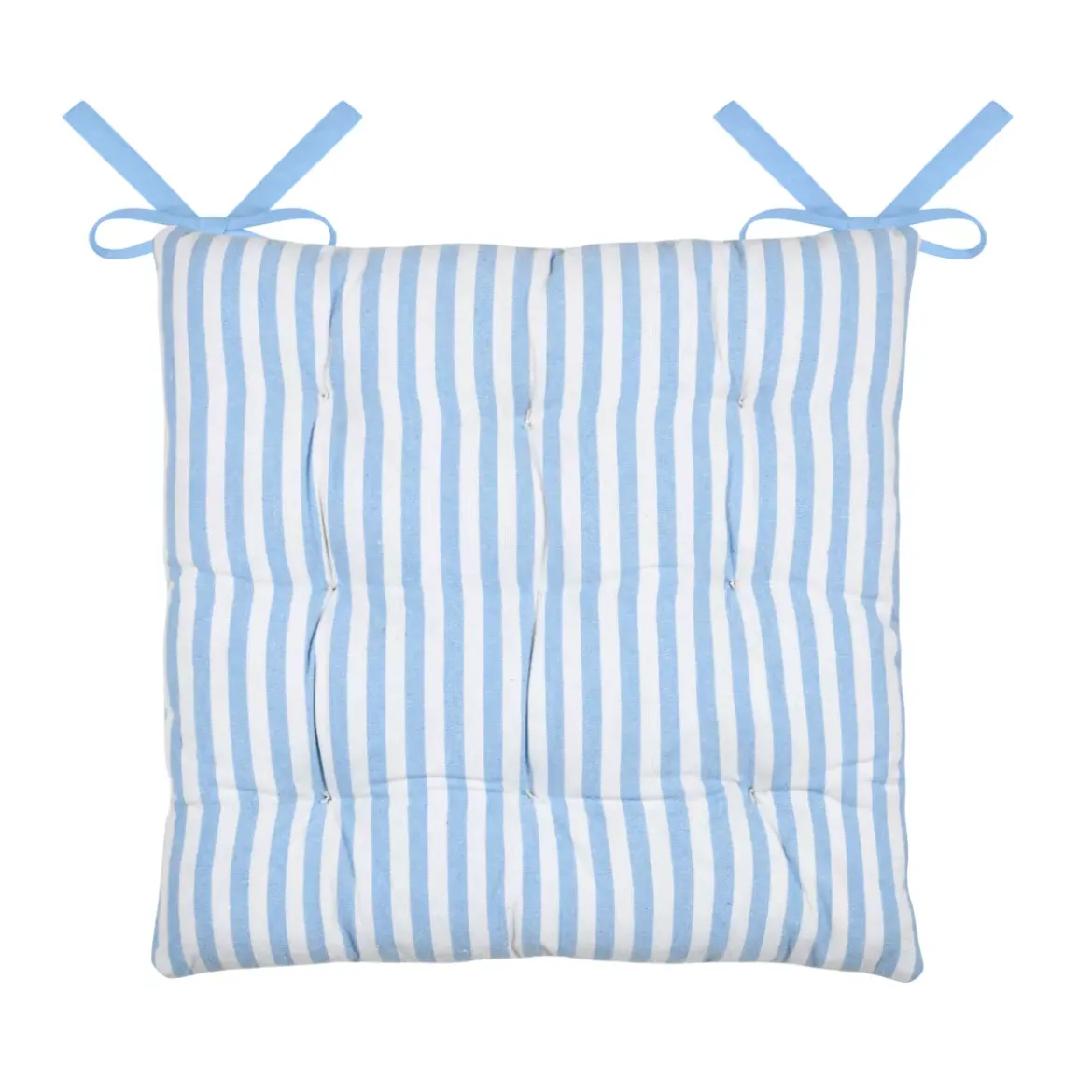Cuscino per sedia quadrato in cotone (40 x 40 cm) Bardot Azzurro
