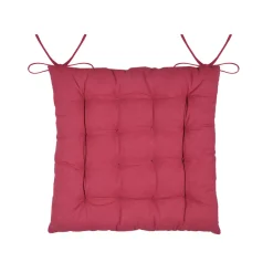 Cuscino per sedia quadrato in cotone (40 x 40 cm) Arbin Rosso