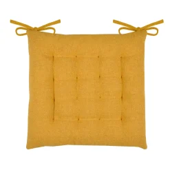 Cuscino per sedia quadrato (40 x 40 cm) Monaco Giallo curry