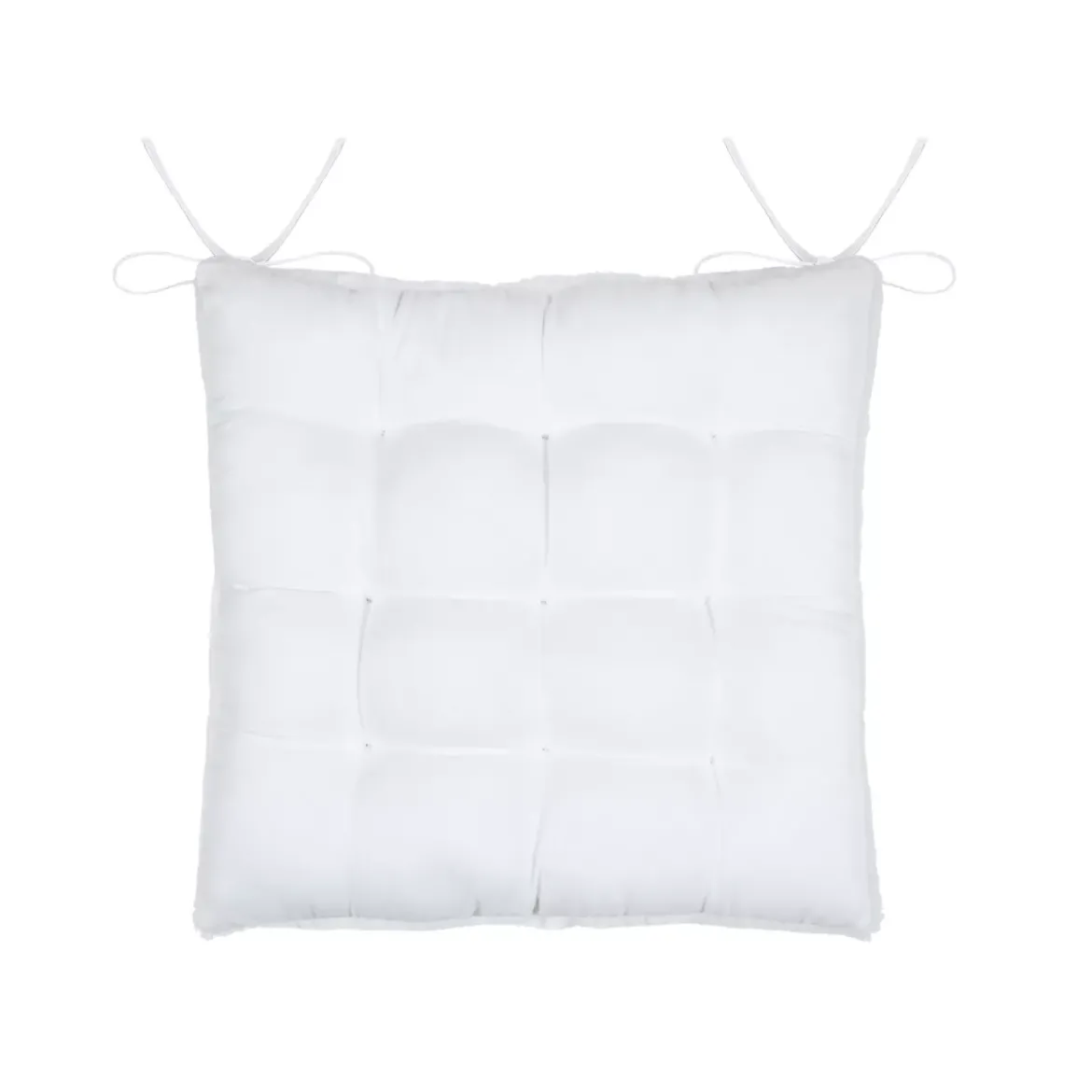 Cuscino per sedia quadrato in finta pelliccia (40 x 40 cm) Asgard Bianco