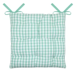 Cuscino per sedia quadrato in cotone (40 x 40 cm) Bardot Verde menta
