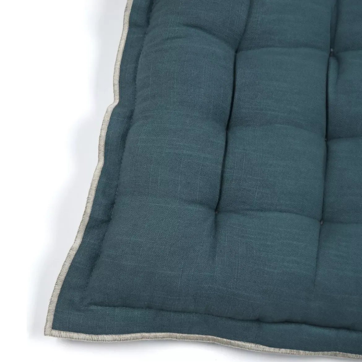 Cuscino per sedia quadrato in cotone (38 x 38 cm) Helios Blu
