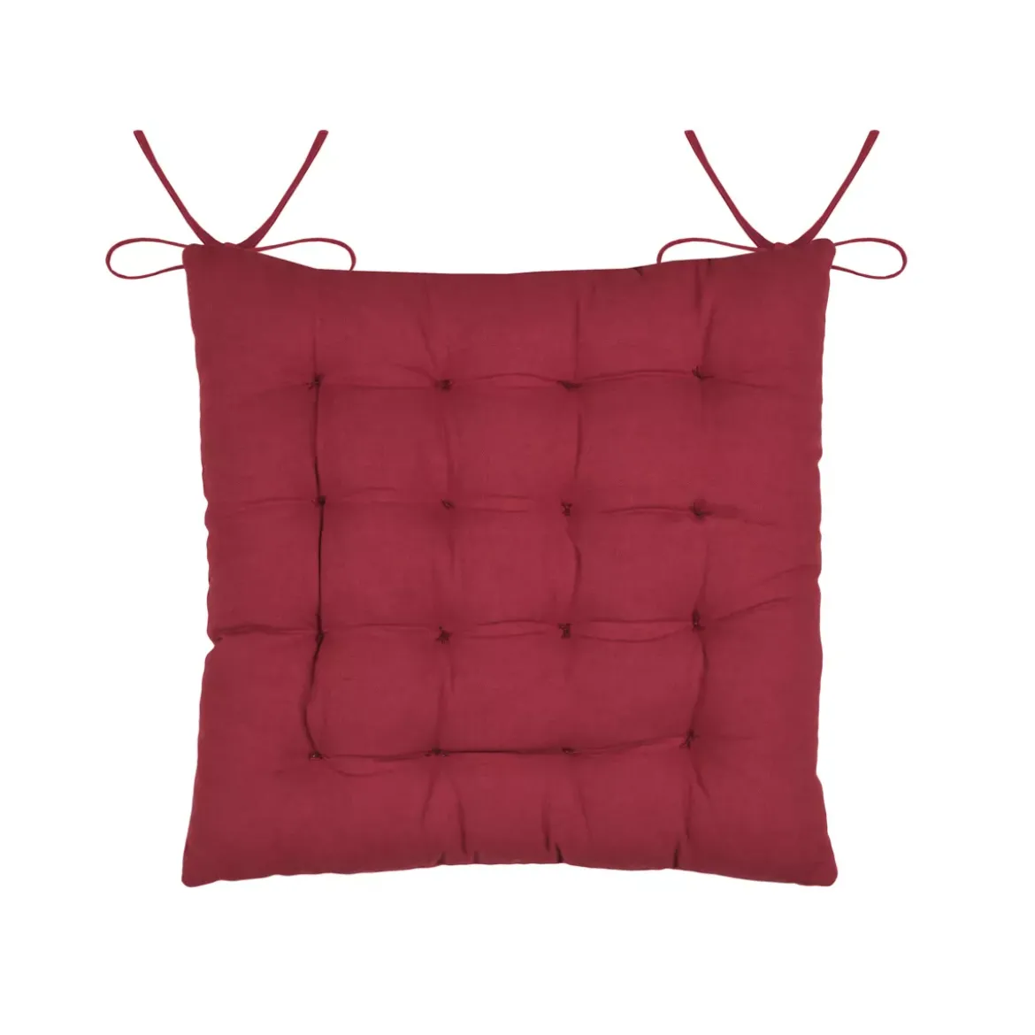 Cuscino per sedia quadrato in cotone (38 x 38 cm) Valgenis Ecru