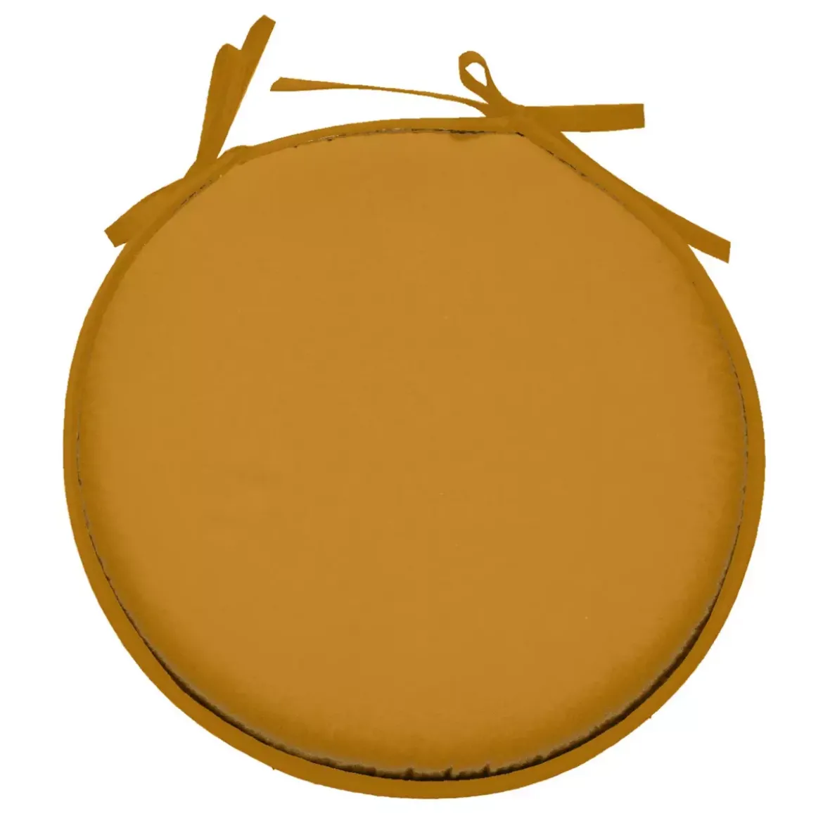 Cuscino per sedia rotondo Nelson Giallo curry
