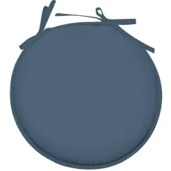 Cuscino per sedia rotondo Nelson Blu Petrolio