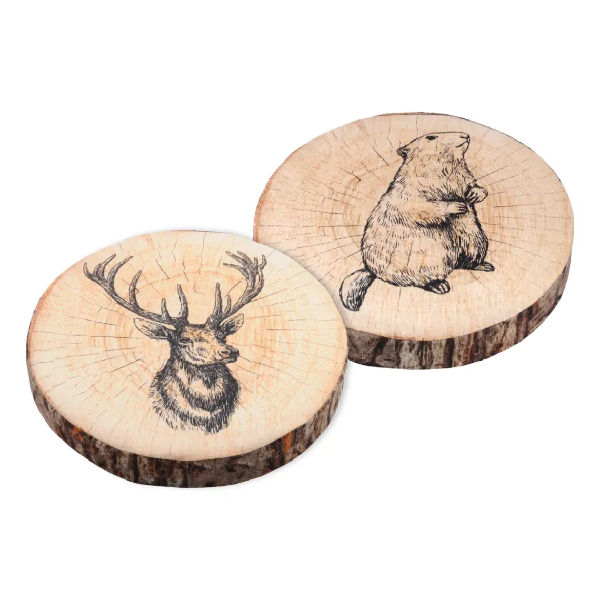 Cuscino per sedia rotondo (38 cm) Gruffy Marrone
