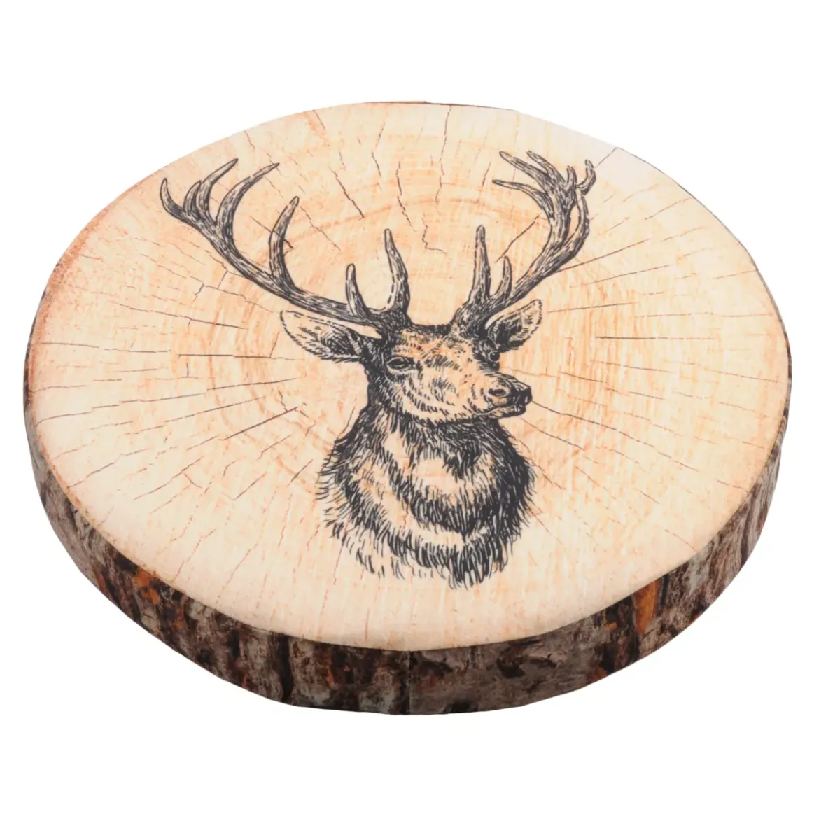 Cuscino per sedia rotondo (38 cm) Gruffy Marrone