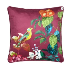 Cuscino quadrato (40 x 40 cm) Emmy Bordeaux